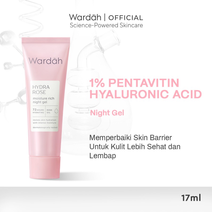 Panduan Simple Skincare Routine Pagi dan Malam untuk Remaja Berkulit Kering Wardah Hydra Rose Gel